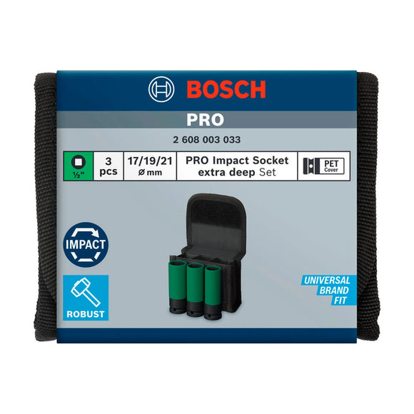 Bosch PRO Impact Socket 1/2" Extra Deep 3-PC Set - image 02