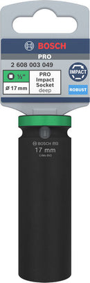 Bosch PRO Impact Socket 1/2" 17 MM Deep-2