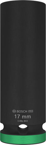 Bosch PRO Impact Socket 1/2" 17 MM Deep