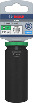 Bosch PRO Impact Socket 1/2" 21 MM Deep-2