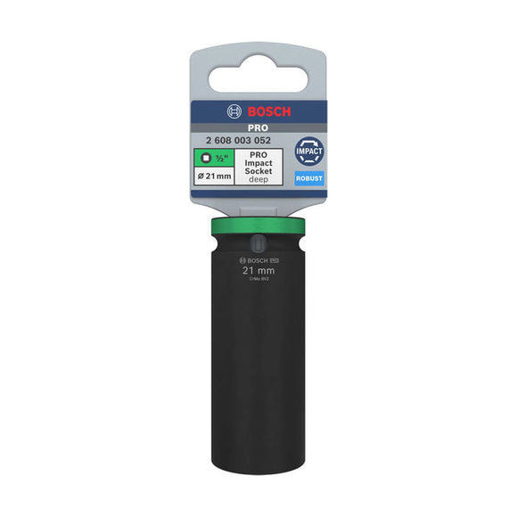 Bosch PRO Impact Socket 1/2" 21 MM Deep - image 02