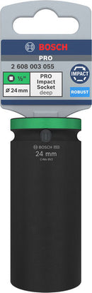 Bosch PRO Impact Socket 1/2" 24 MM Deep-2