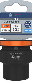 Bosch PRO Impact Socket 3/4" 22 MM Standard-2