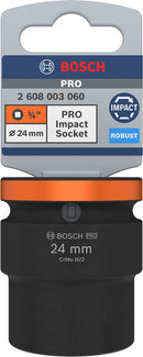 BoschPRO Impact Socket 3/4" 24 MM Standard-2