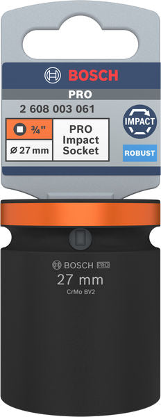 Bosch PRO Impact Socket 3/4" 27 MM Standard - 0