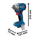 Bosch Cordless Impact Wrench GDS 18V-350 Solo excl Battery & Charger - image 01