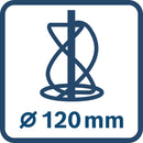 Bosch Cordless Stirrer GRW 18V-120 Solo excl Battery & Charger-12