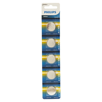 Philips CR2450 Lithium Coin Battery 3V 5 Blister in Electrical & Lighting,Electrical Accessories,Batteries
