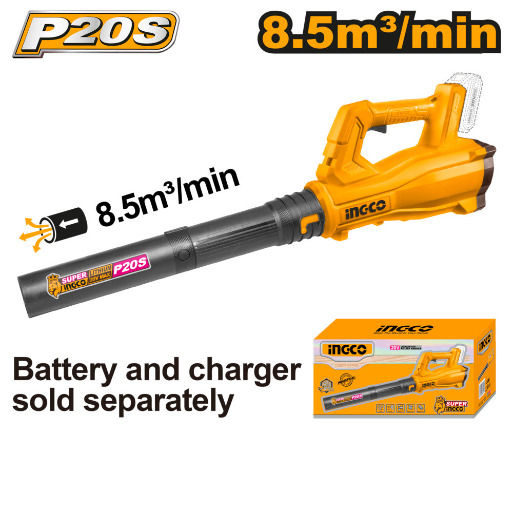 Ingco 20v lithium-ion blower cabli20323