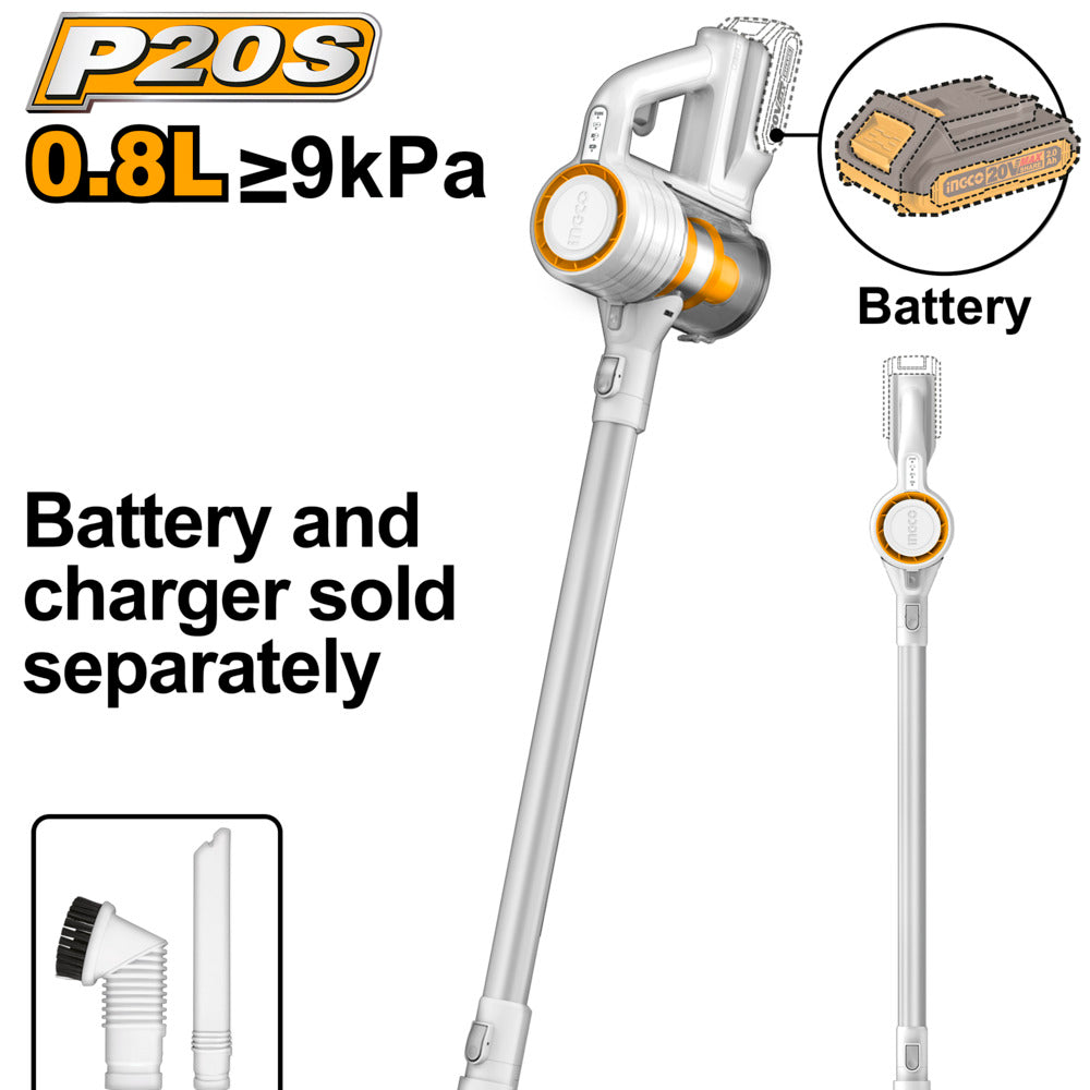 Ingco 20v lithium-ion vacuum cleaner cvli20061
