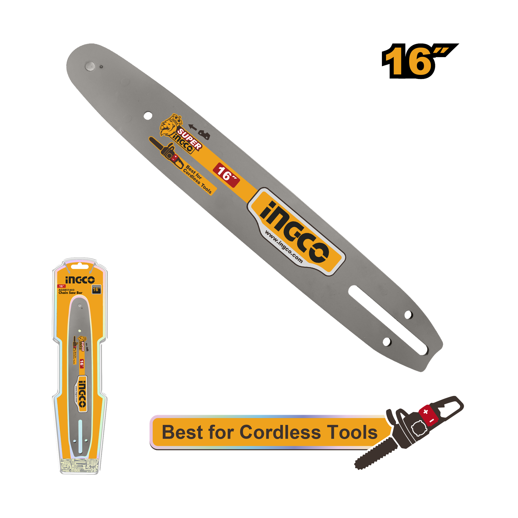 Ingco Chain Saw Bar 16"  AGSB51603