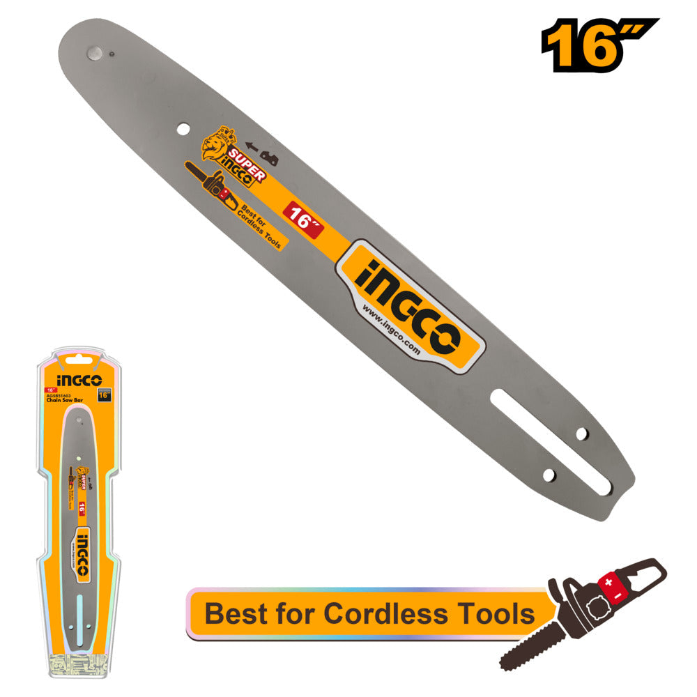 Ingco chain saw bar 16" agsb51603
