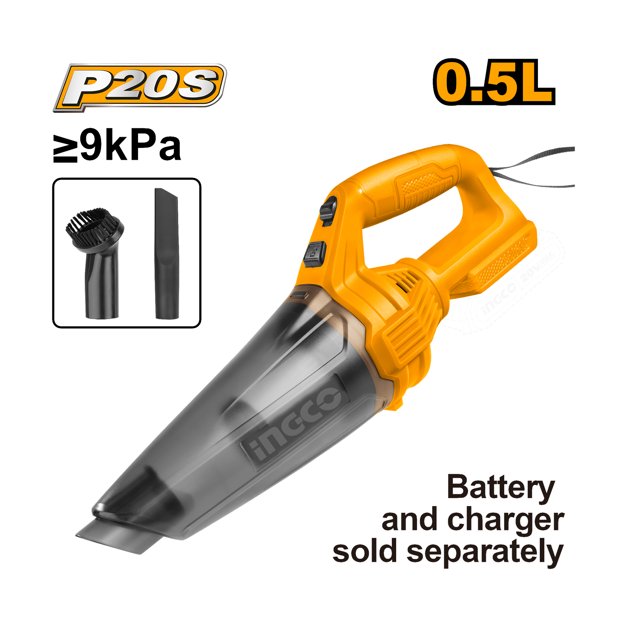 Ingco 20V Lithium-Ion Vacuum Cleaner CVLI201261