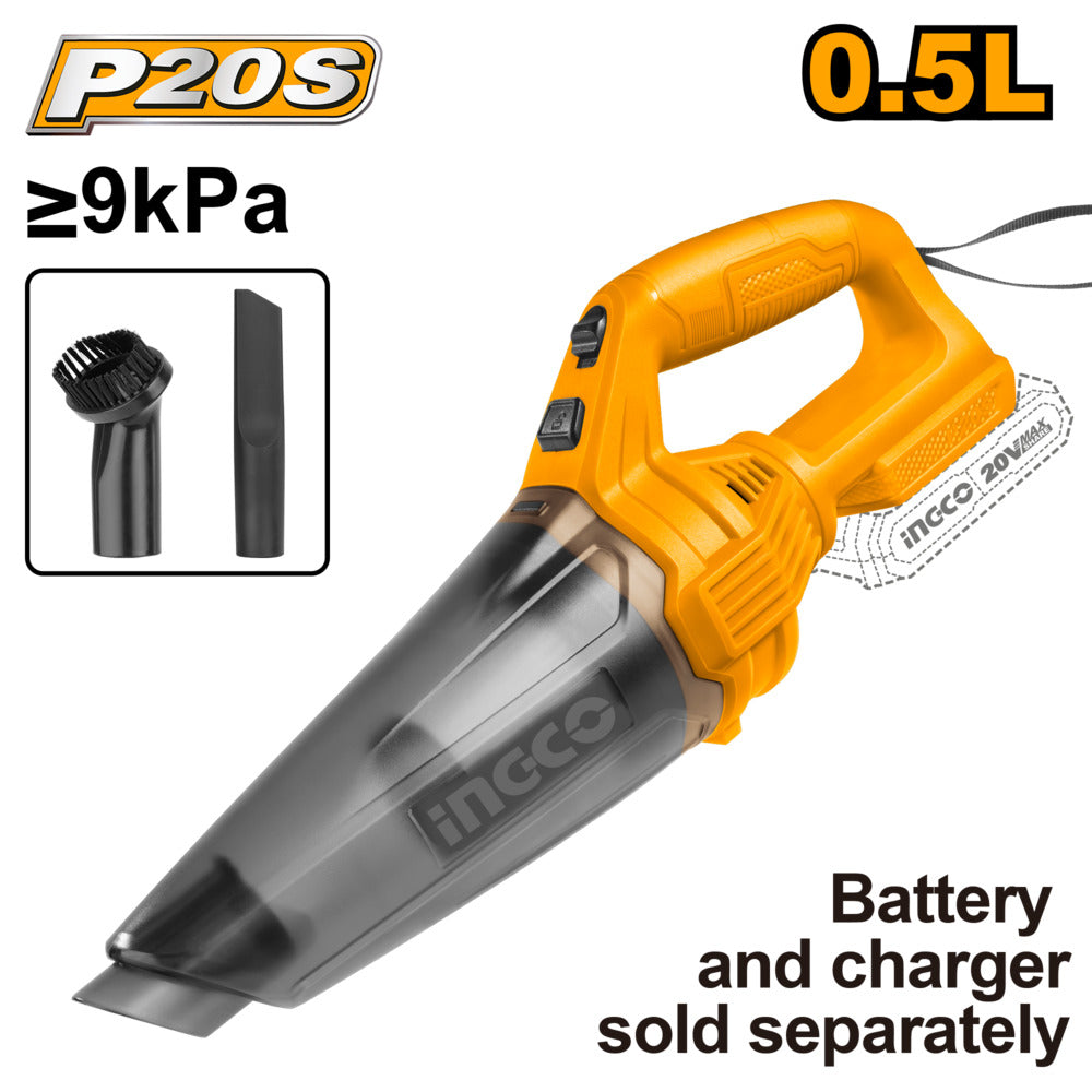 Ingco 20v lithium-ion vacuum cleaner cvli201261