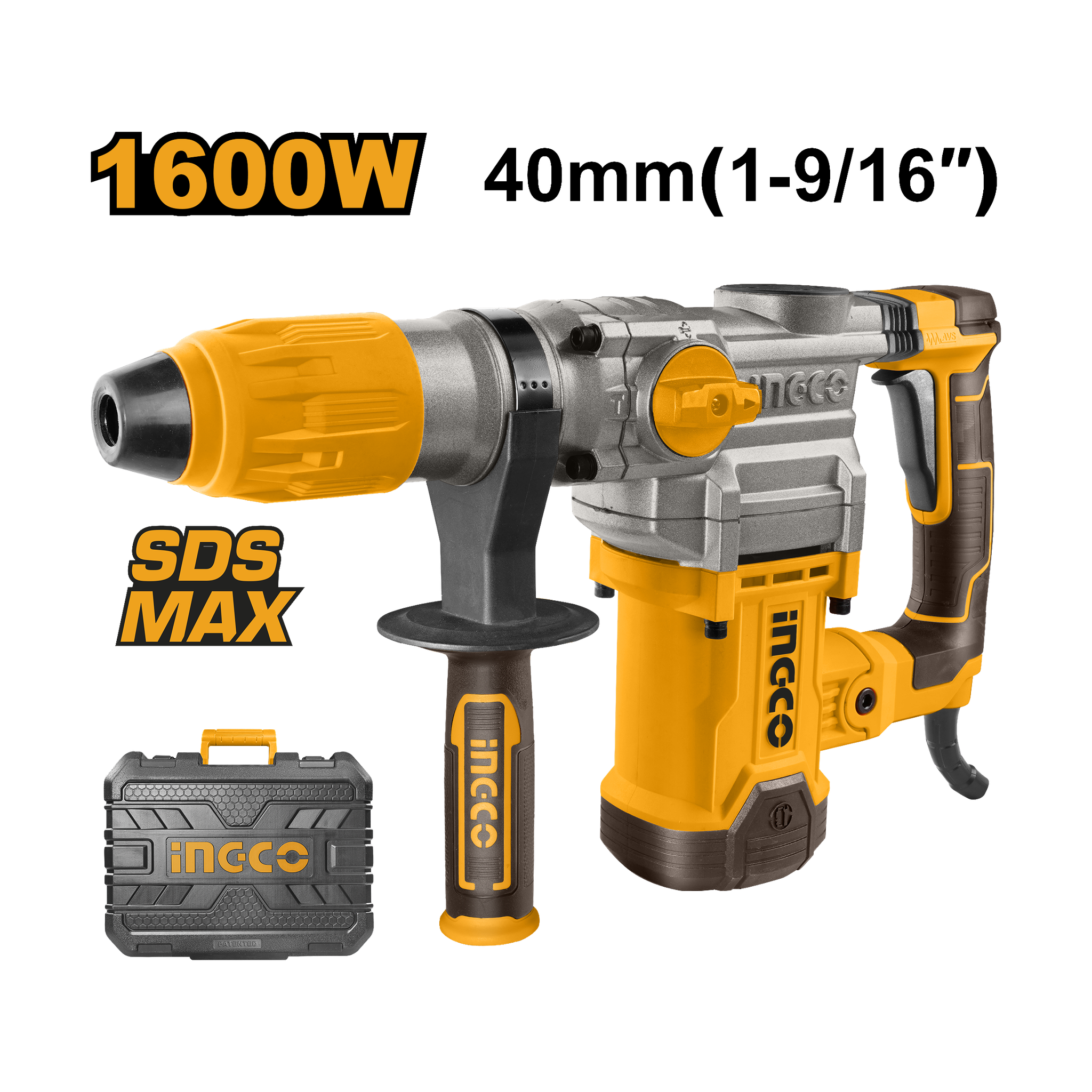 Ingco rotary hammer sds max 1600w rh1600388