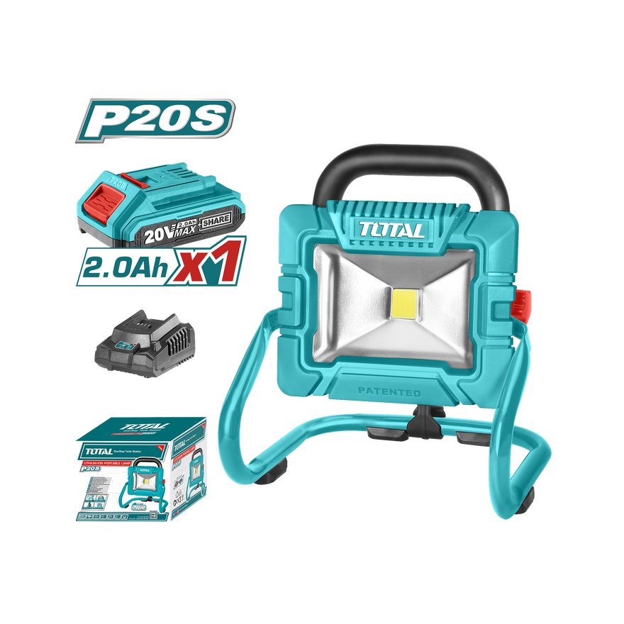 Total Cordless Portable Lamp 20V TWLI20258