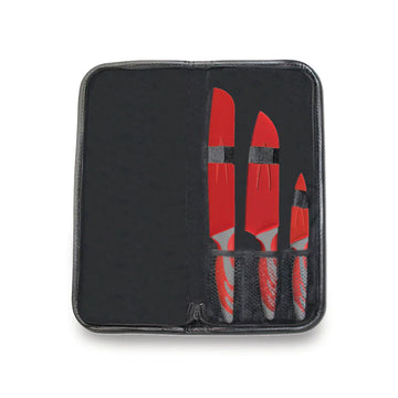 image of Campfire Knife Set Ss with Pouch 3 Piece