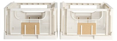 image of DAY Storage Box Foldable 2Pcs Set 33 x 24.5 x 15cm Natural