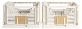 image of DAY Storage Box Foldable 2Pcs Set 33 x 24.5 x 15cm Natural