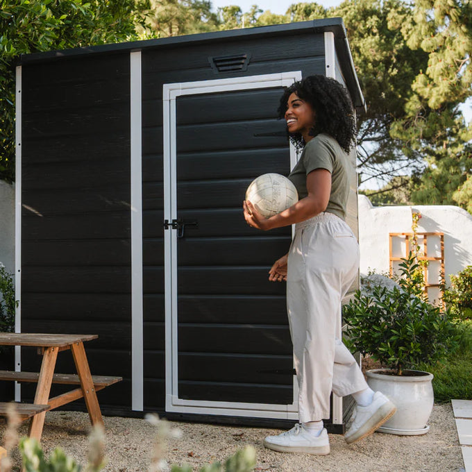Keter Manor Pent Shed 6 X 4 Grey