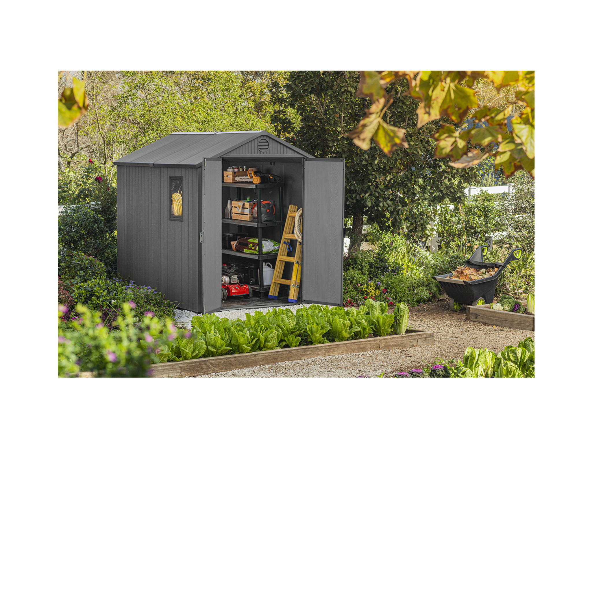 Keter Darwin Shed 6 x 8 Grey - 0