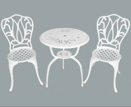 Anray 2 Seater Lisa Patio Set White - 0