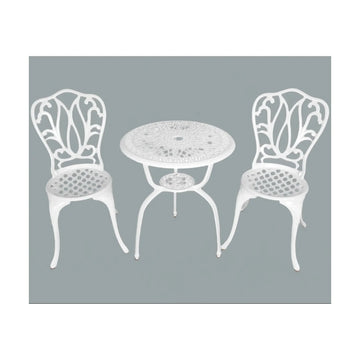 Anray 2 Seater Lisa Patio Set White - image 01