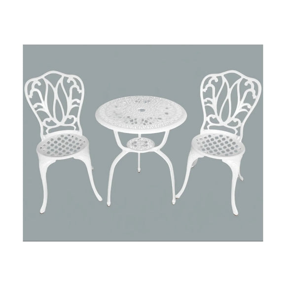 Anray 2 Seater Lisa Patio Set White - image 01