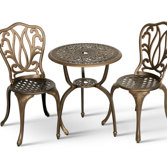 Anray 2 Seater Lisa Patio Set Copper in Outdoor Furniture Sets