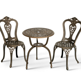 Anray 2 Seater Victoria Patio Set Copper in Outdoor Furniture Sets