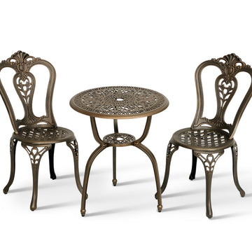 Anray 2 Seater Victoria Patio Set Copper in Outdoor Furniture Sets