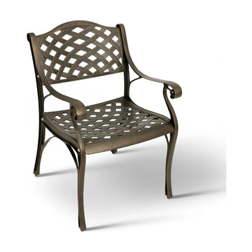 Anray Lattice Aluminium Chair Copper - image 01