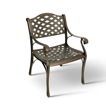 Anray Lattice Aluminium Chair Copper in Outdoor Chairs