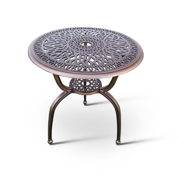 Anray Elizabeth Aluminium Table 60Cm Copper in Outdoor Tables