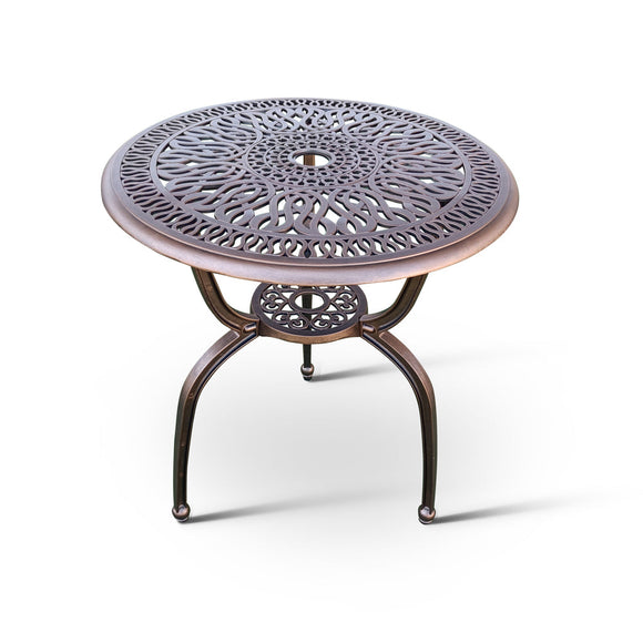 Anray Elizabeth Aluminium Table 60Cm Copper in Outdoor Tables