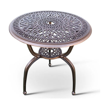 Anray Elizabeth Aluminium Table 60Cm Copper - image 01