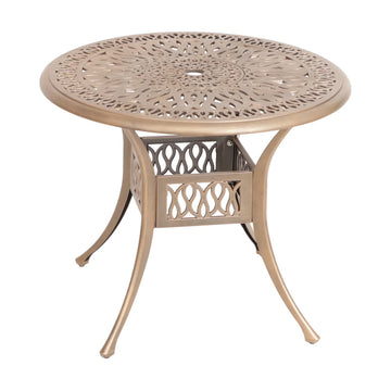 Anray Elizabeth Aluminium Table 90Cm Round Copper - image 01