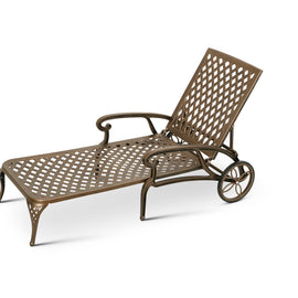 Anray  Aluminium Pool Lounger Copper in Sunloungers