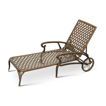 Anray Aluminium Pool Lounger Copper - image 01