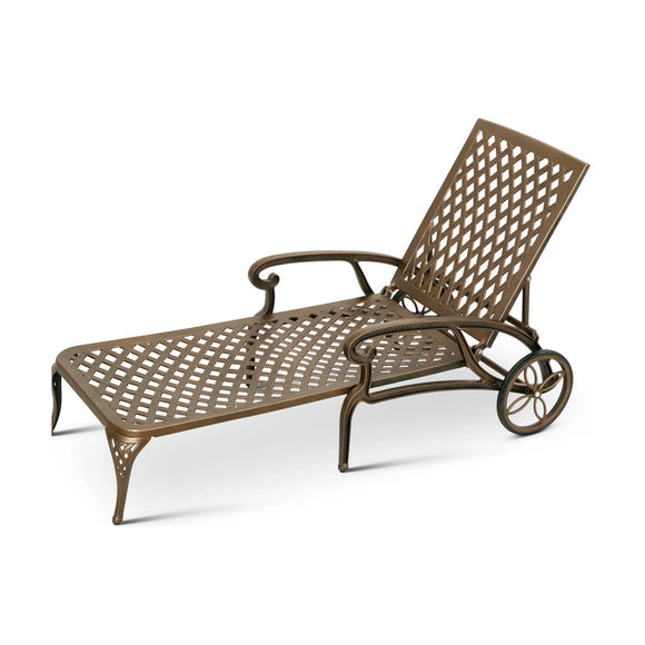 Anray Aluminium Pool Lounger Copper - image 01