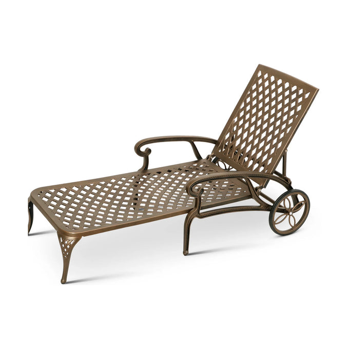 Anray Aluminium Pool Lounger Copper - image 01