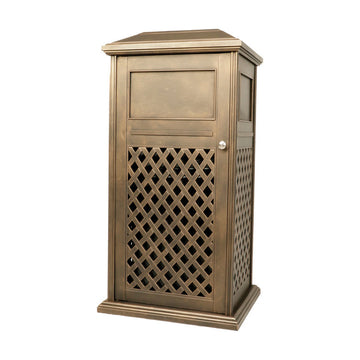 Anray Lattice Aluminium Bin Copper - image 01