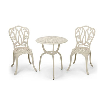 Anray 2 Seater Lisa with 60cm Table Patio Set - Sand Beige - image 01