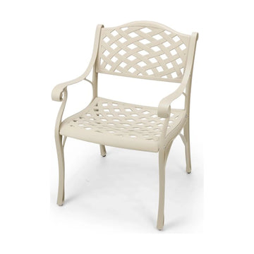 Anray Lattice Aluminium Chair - Sand Beige - image 01