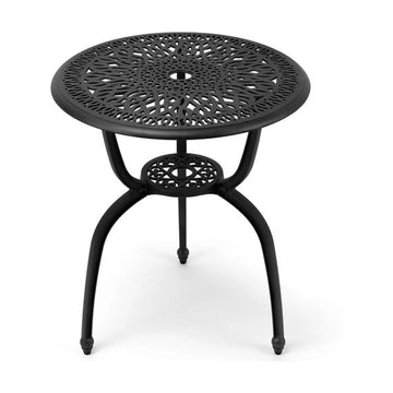 Anray Aluminium 60cm Table - Black - image 01