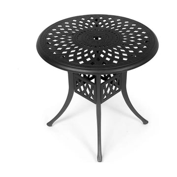 Anray Aluminium 78cm Table - Black - image 01