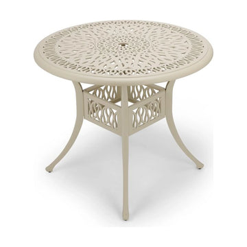 Anray Aluminium 90cm ROUND Table - Sand Beige - image 01