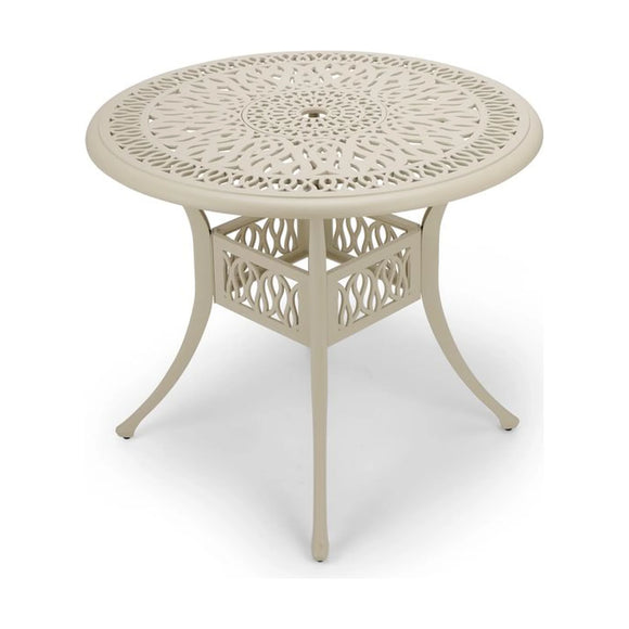 Anray Aluminium 90cm ROUND Table - Sand Beige - image 01