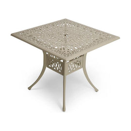 Anray Aluminium 90cm SQUARE Table - Sand Beige - image 01