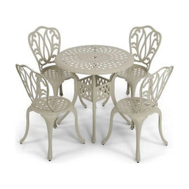 Anray 4 Seater Lisa with 78cm Patio Table Set ROUND - Sand Beige - image 01